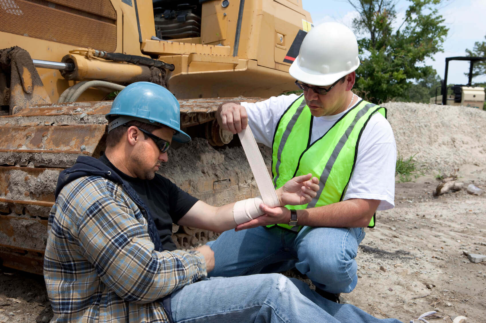 Construction Worker Falls In Hole, Suffers Leg Injuries | Thomas J. Henry